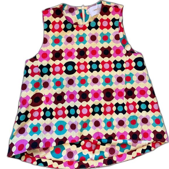 La DoubleJ Groovy Dot Giallo Set - Sz. Small La Scala Top & Hendrix Pants - Picture 2 of 9